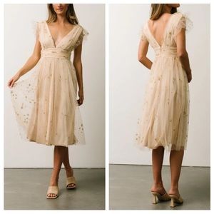 Baltic Born Chiara Shimmer Midi Dress • XL